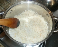 Incorporar el arroz